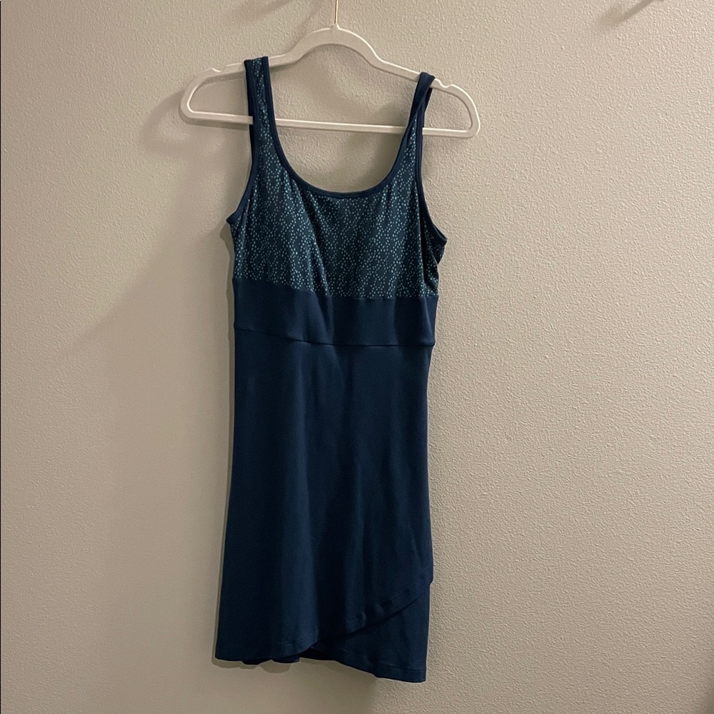 Title Nine Dark Navy Tank Mini Dress with Sparkle Bodice